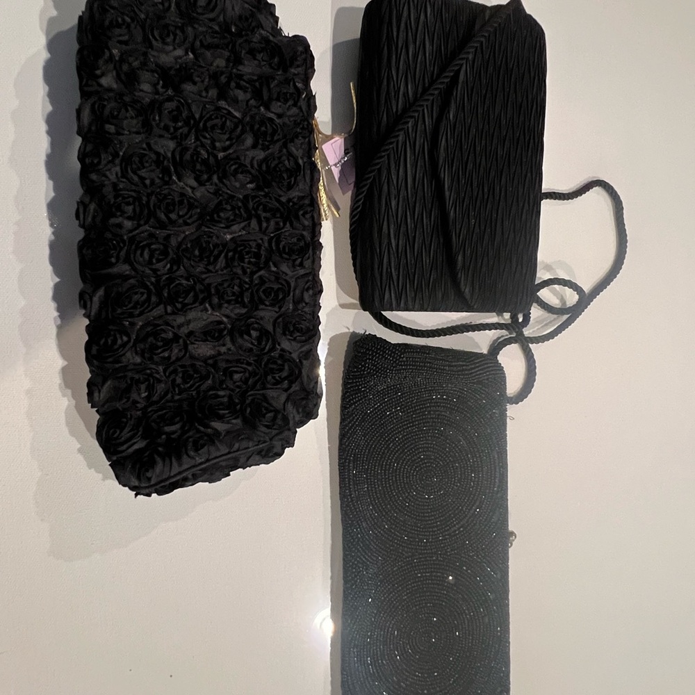 Three black evening bags - Picture 2 of 4